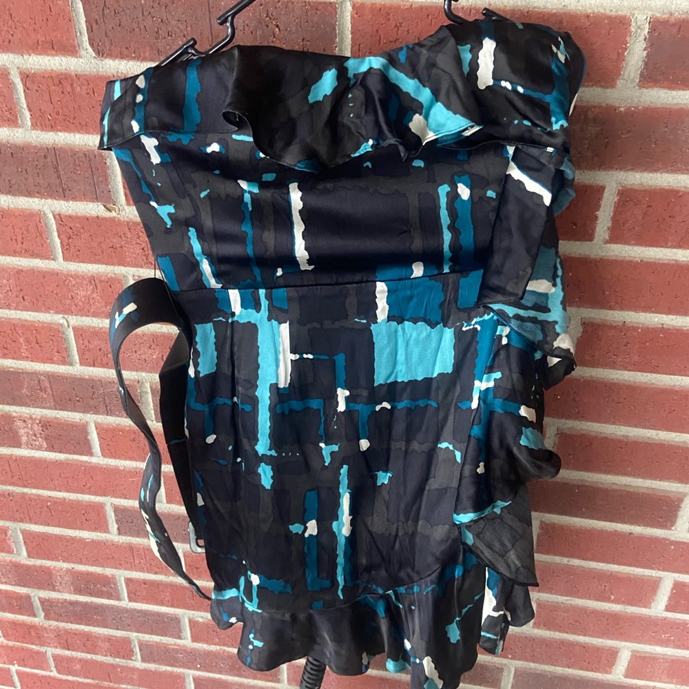 Express strapless evening dress